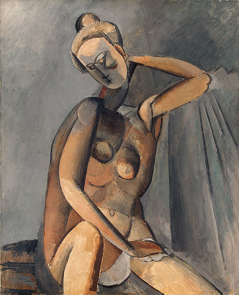 Pablo Picasso Classical Oil Painting Female Nude Cubism - Click Image to Close